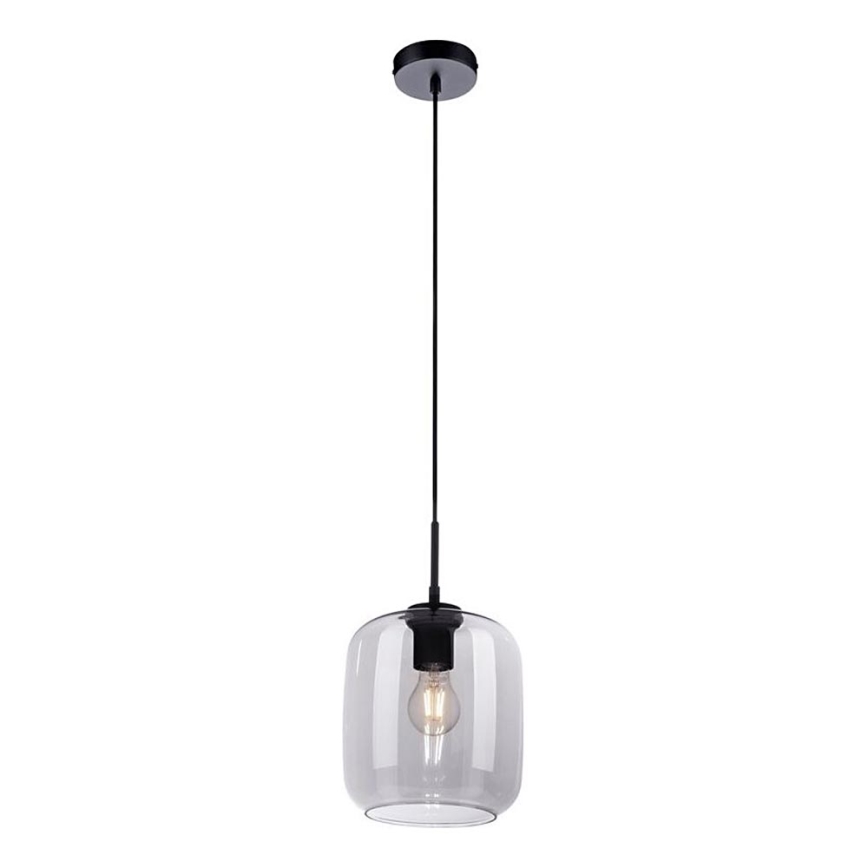 Paul Neuhaus 2002-25 - Lampadario a sospensione con filo SHITAKE 1xE27/10W/230V diametro 20 cm fumé