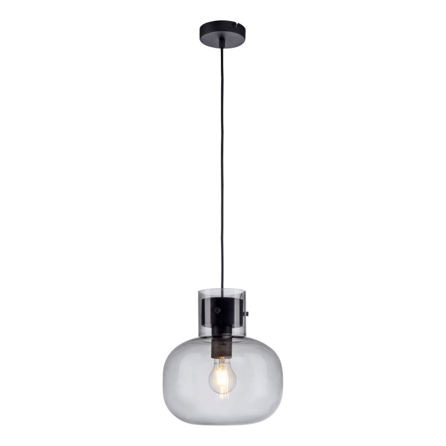 Paul Neuhaus 2003-25 - Lampadario a sospensione con filo SHITAKE 1xE27/10W/230V diametro 25 cm fumé