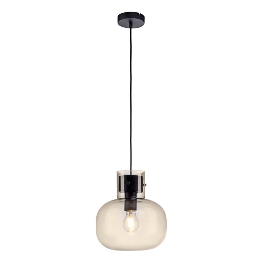 Paul Neuhaus 2003-27 - Lampadario a sospensione con filo SHITAKE 1xE27/10W/230V diametro 25 cm fumé