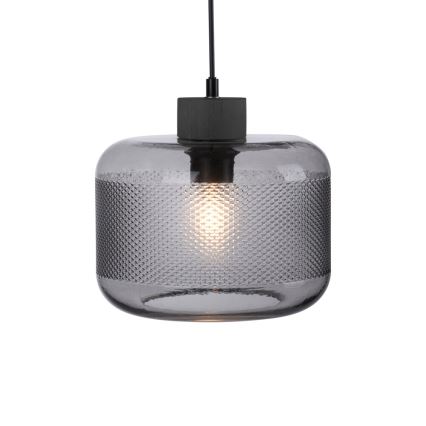 Paul Neuhaus 2005-25 - Lampadario a sospensione con filo BOLETUS 1xE27/10W/230V diametro 23,5 cm grigio