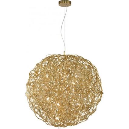 Paul Neuhaus 2019-12 - Lampadario a sospensione SAREA 15xG9/40W/230V, oro
