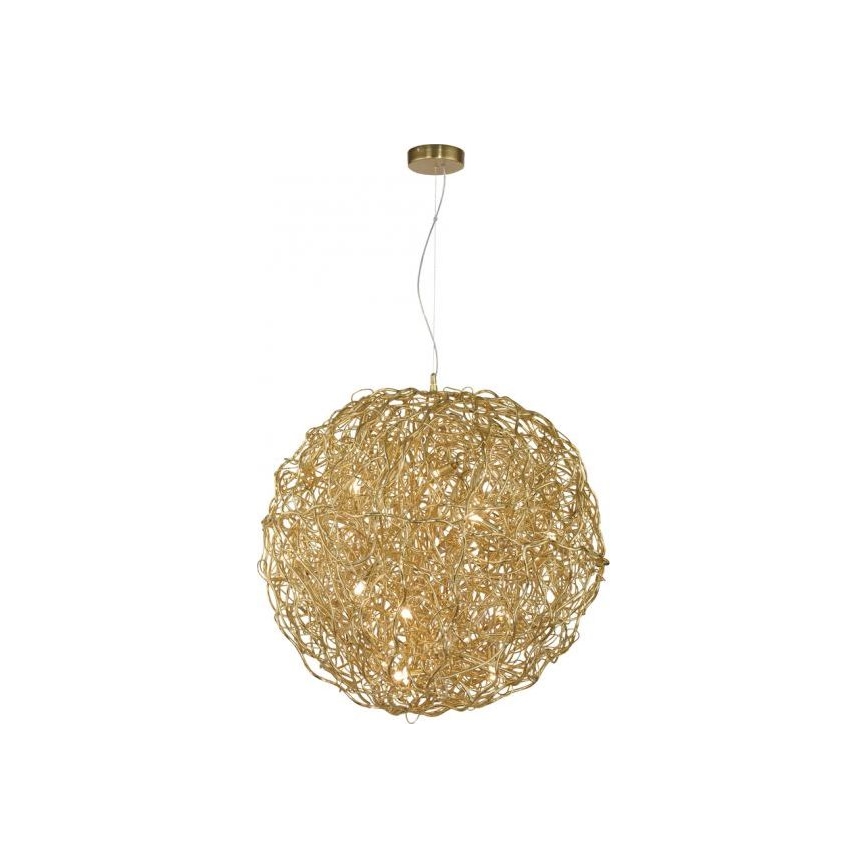 Paul Neuhaus 2019-12 - Lampadario a sospensione SAREA 15xG9/40W/230V, oro