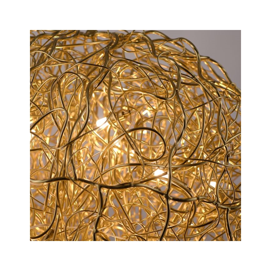 Paul Neuhaus 2019-12 - Lampadario a sospensione SAREA 15xG9/40W/230V, oro