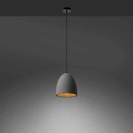 Paul Neuhaus 2231-22 - Lampadario a sospensione con filo ETON 1xE27/40W/230V calcestruzzo