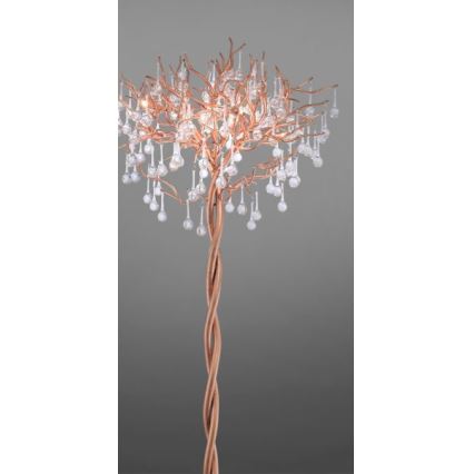 Paul Neuhaus 232-11 - Lampada da terra ICICLE 5xG9/40W/230V ottone