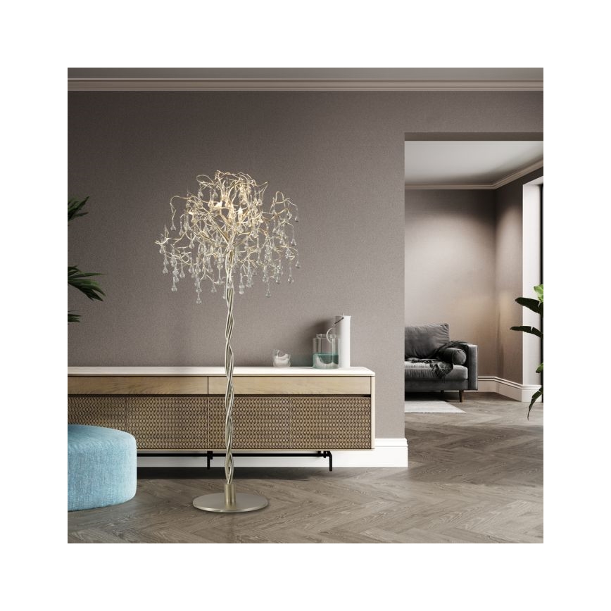 Paul Neuhaus 232-55 - Lampada con piedistallo ICICLE 5xG9/40W230V cromo lucido