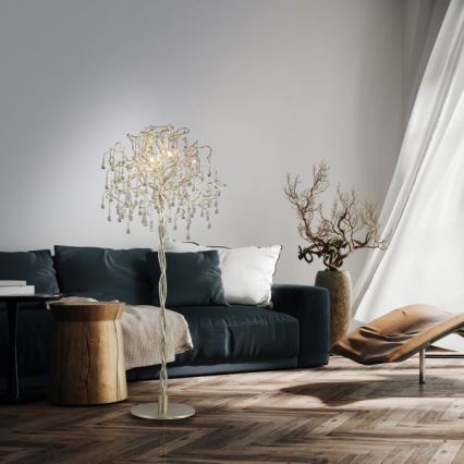 Paul Neuhaus 232-55 - Lampada con piedistallo ICICLE 5xG9/40W230V cromo lucido