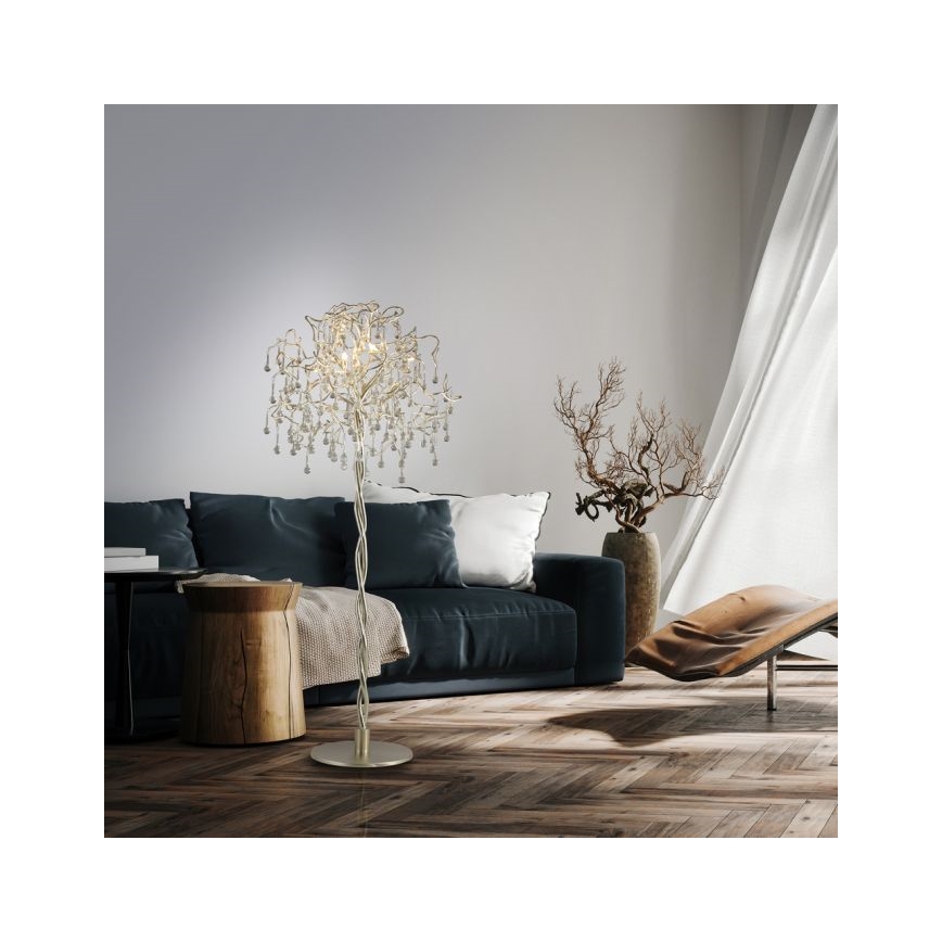 Paul Neuhaus 232-55 - Lampada con piedistallo ICICLE 5xG9/40W230V cromo lucido