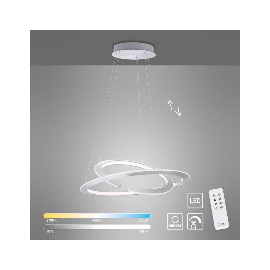 Paul Neuhaus 2491-55 - Lampadario LED dimmerabile su cavo ALESSA 2xLED/26W/230V con telecomando