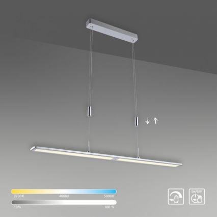 Paul Neuhaus 2565-95 - Lampadario LED dimmerabile su filo con sensore LED/35W/230V