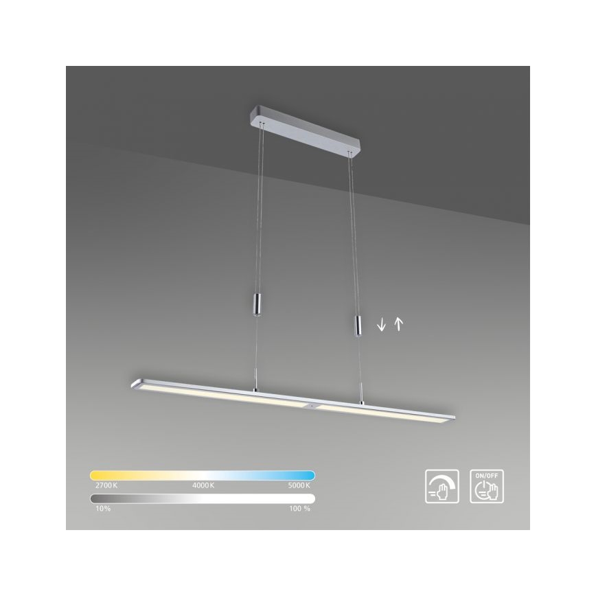 Paul Neuhaus 2565-95 - Lampadario LED dimmerabile su filo con sensore LED/35W/230V