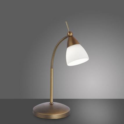 Paul Neuhaus 4001-11 - Lampada da tavolo LED dimmerabile con funzione Touch PINO 1xG9/3W/230V rame