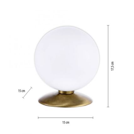 Paul Neuhaus 4013-11 - Lampada da tavolo LED dimmerabile con funzione Touch BUBBA 1xG9/3W/230V ottone