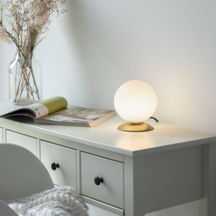 Paul Neuhaus 4013-60 - Lampada da tavolo LED dimmerabile con funzione Touch BUBBA 1xG9/3W/230V oro