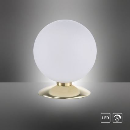Paul Neuhaus 4013-60 - Lampada da tavolo LED dimmerabile con funzione Touch BUBBA 1xG9/3W/230V oro