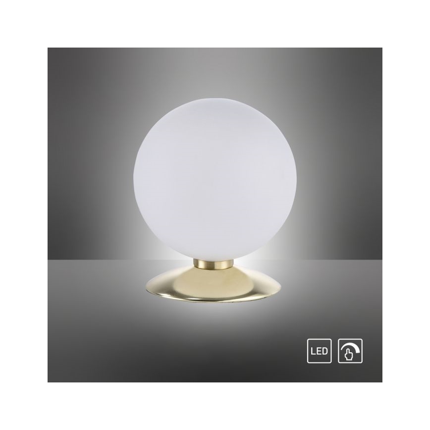 Paul Neuhaus 4013-60 - Lampada da tavolo LED dimmerabile con funzione Touch BUBBA 1xG9/3W/230V oro
