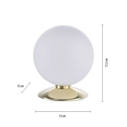 Paul Neuhaus 4013-60 - Lampada da tavolo LED dimmerabile con funzione Touch BUBBA 1xG9/3W/230V oro