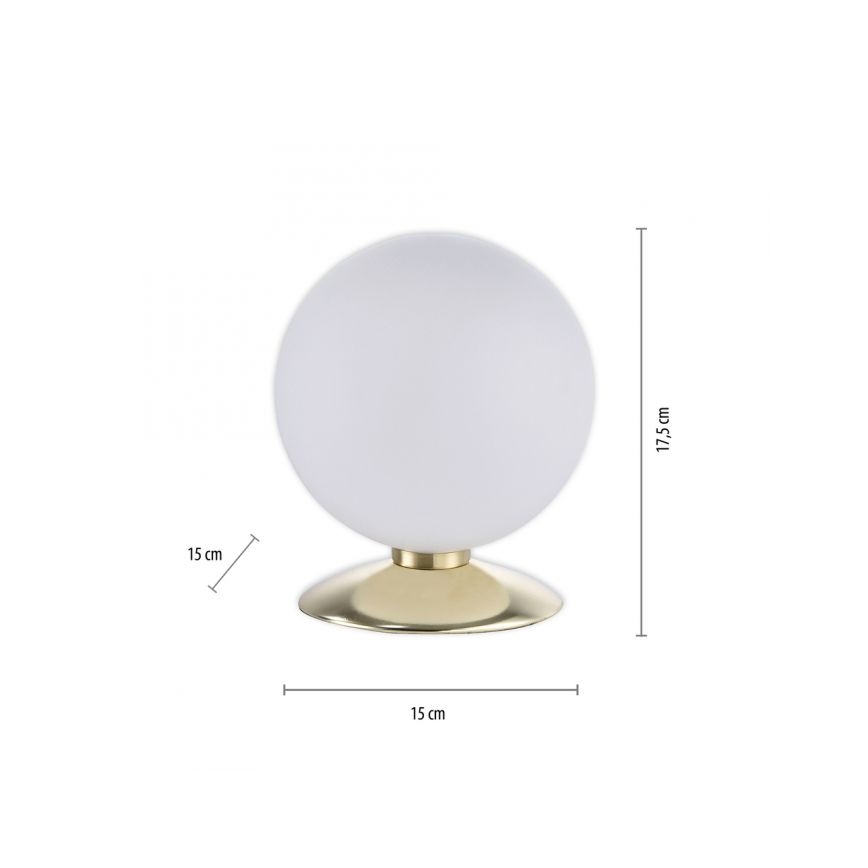 Paul Neuhaus 4013-60 - Lampada da tavolo LED dimmerabile con funzione Touch BUBBA 1xG9/3W/230V oro