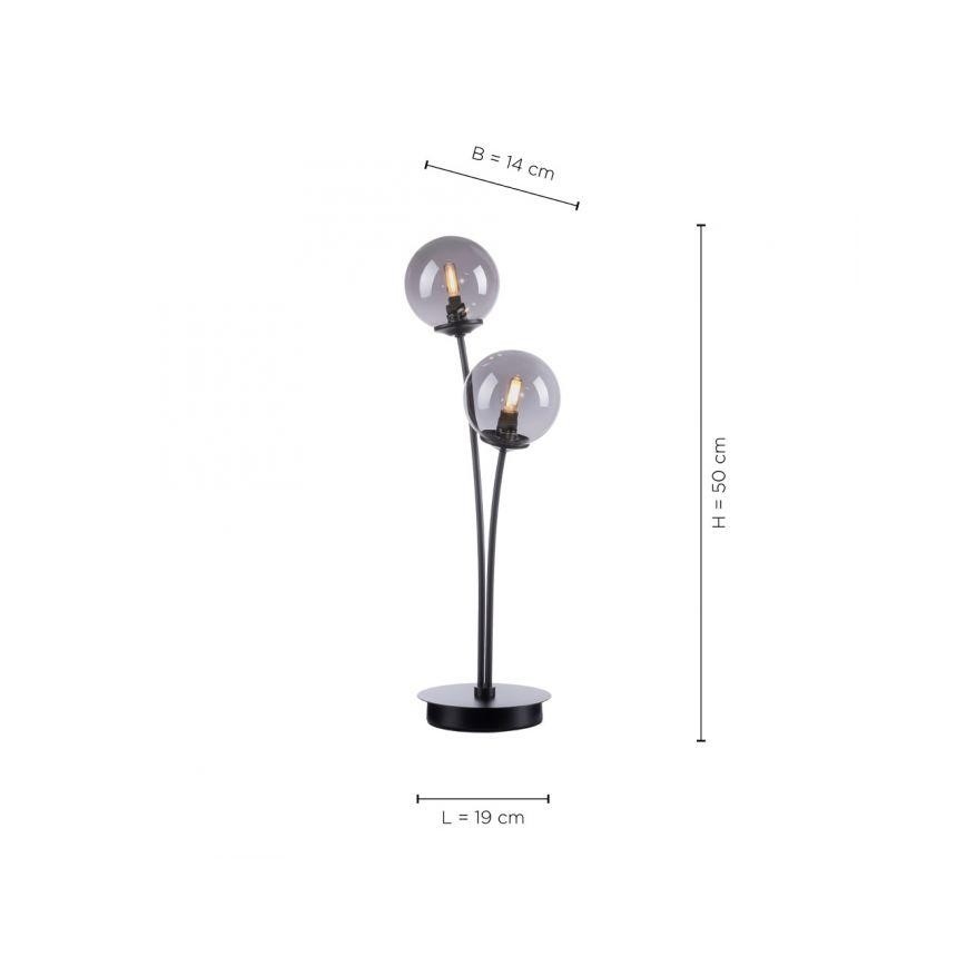 Paul Neuhaus 4040-18 - Lampada LED da tavolo WIDOW 2xG9/3W/230V