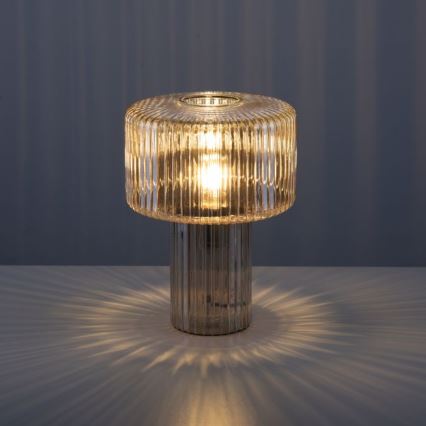 Paul Neuhaus 4092-27 - Lampada da tavolo FUNGUS 1xE27/10W/230V beige