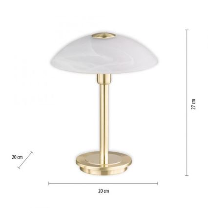 Paul Neuhaus 4235-60 - Lampada da tavolo touch dimmerabile ENOVA 1xG9/28W/230V