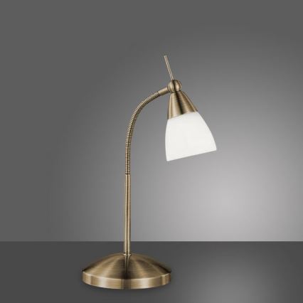 Paul Neuhaus 4430-11 - Lampada da tavolo touch dimmerabile PINO 1xG9/28W/230V ottone