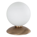 Paul Neuhaus 4437-11 - Lampada da tavolo LED dimmerabile con funzione Touch BUBBA 1xG9/28W/230V ottone