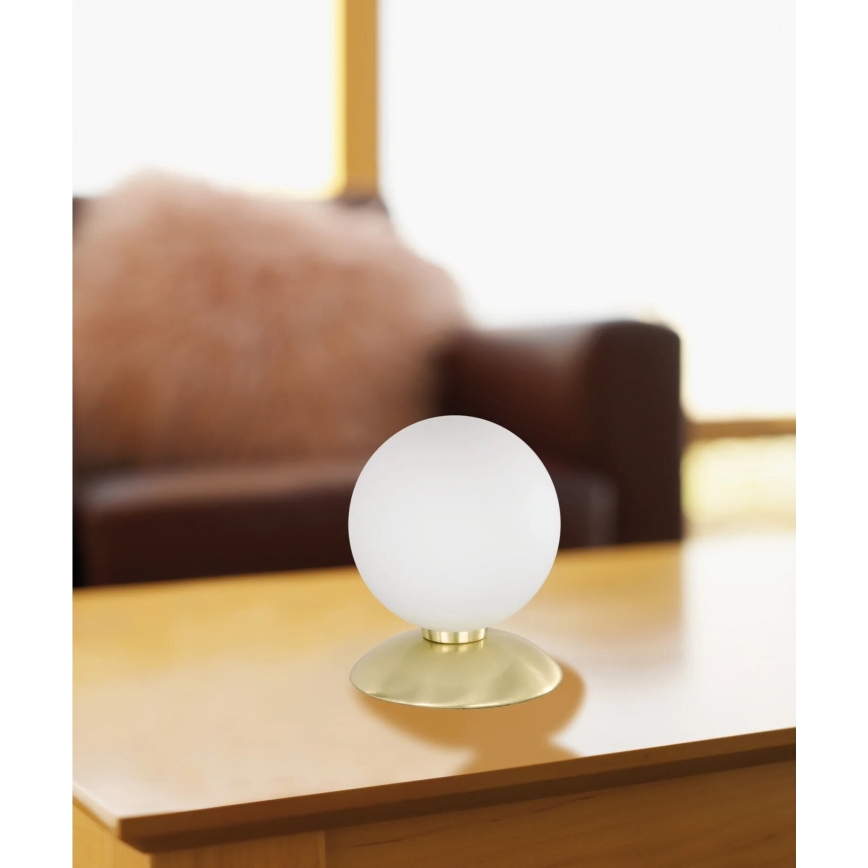 Paul Neuhaus 4437-60 - Lampada da tavolo LED dimmerabile con funzione Touch BUBBA 1xG9/28W/230V oro