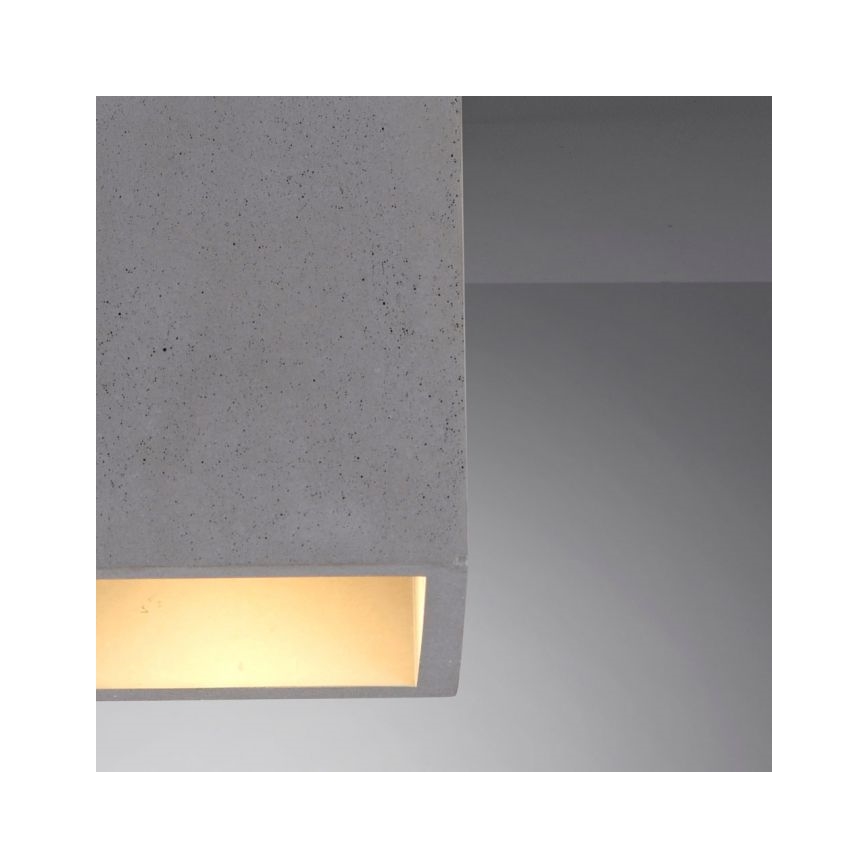 Paul Neuhaus 6161-22 - Faretto ETON 1xGU10/10W/230V calcestruzzo