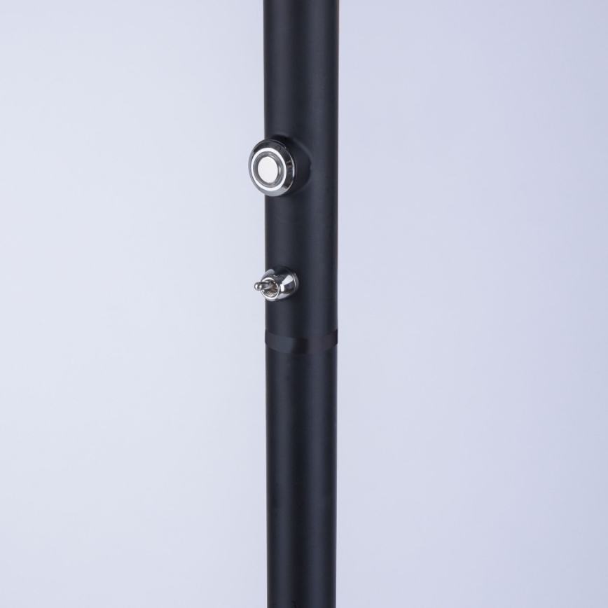 Paul Neuhaus 646-18 - Lampada da terra LED dimmerabile ROBIN 1xE27/40W/230V + LED/2,1W nero