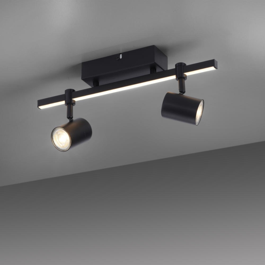 Paul Neuhaus 6524-18 - Lampada a LED da incasso BARIK 2xGU10/4,5W/230V + LED/5W