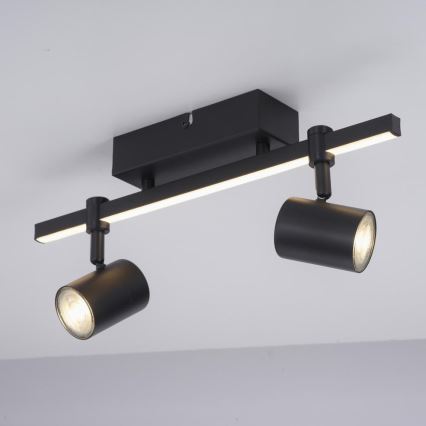 Paul Neuhaus 6524-18 - Lampada a LED da incasso BARIK 2xGU10/4,5W/230V + LED/5W