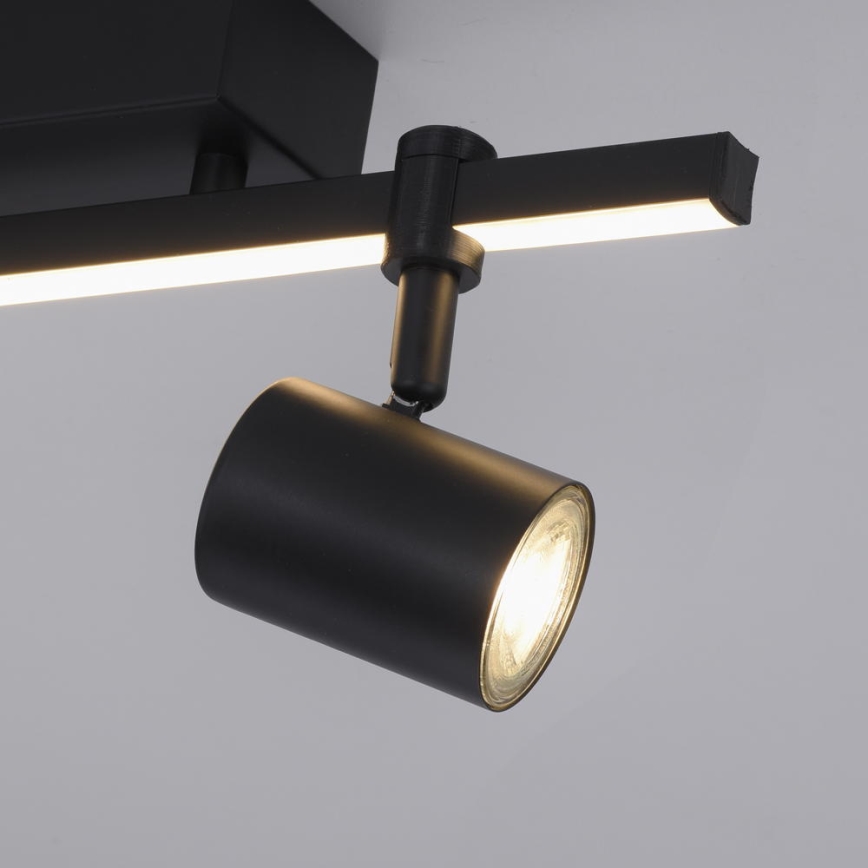 Paul Neuhaus 6524-18 - Lampada a LED da incasso BARIK 2xGU10/4,5W/230V + LED/5W