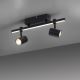 Paul Neuhaus 6524-18 - Luce Spot a LED BARIK 2xGU10/4,5W/230V + LED/5W