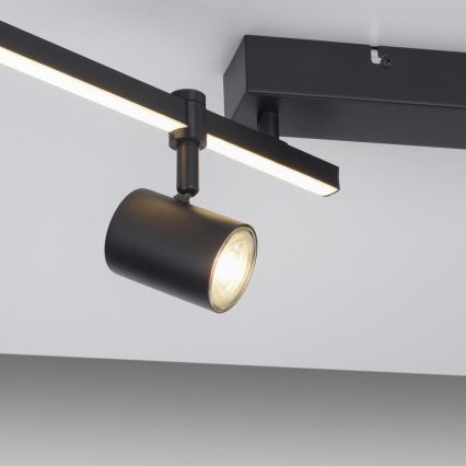 Paul Neuhaus 6525-18 - Faretto LED BARIK 4xGU10/4,5W/230V + LED/10W