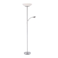 Paul Neuhaus 655-55 - Lampada da terra dimmerabile a LED ALFRED LED/28W+LED/4W/230V cromo lucido