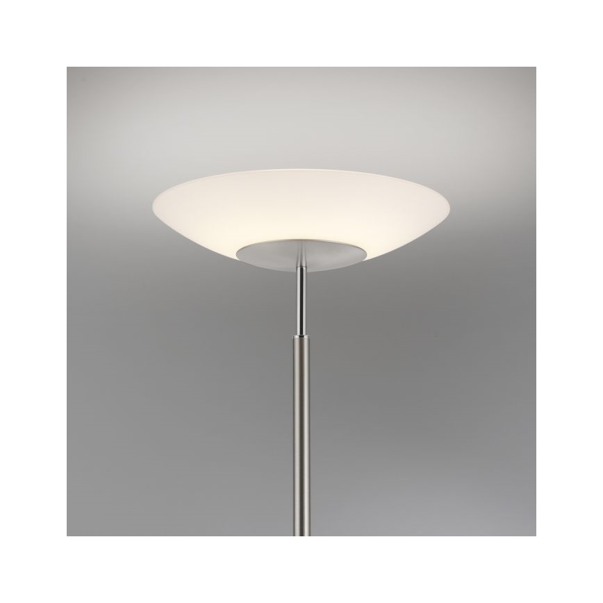 Paul Neuhaus 655-55 - Lampada da terra dimmerabile a LED ALFRED LED/28W+LED/4W/230V cromo lucido