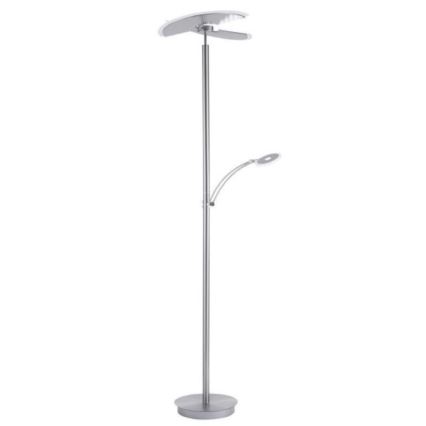 Paul Neuhaus 673-55 - Lampada da terra dimmerabile ARTUR 2xLED/21W/230V+LED/6W cromo lucido