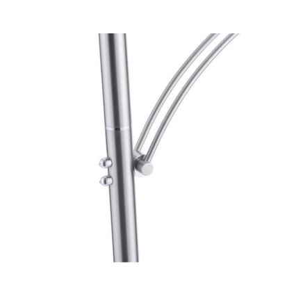 Paul Neuhaus 673-55 - Lampada da terra dimmerabile ARTUR 2xLED/21W/230V+LED/6W cromo lucido