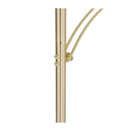 Paul Neuhaus 673-60 - Lampada da terra dimmerabile a LED ARTUR 2xLED/21W/230V+LED/6W dorata