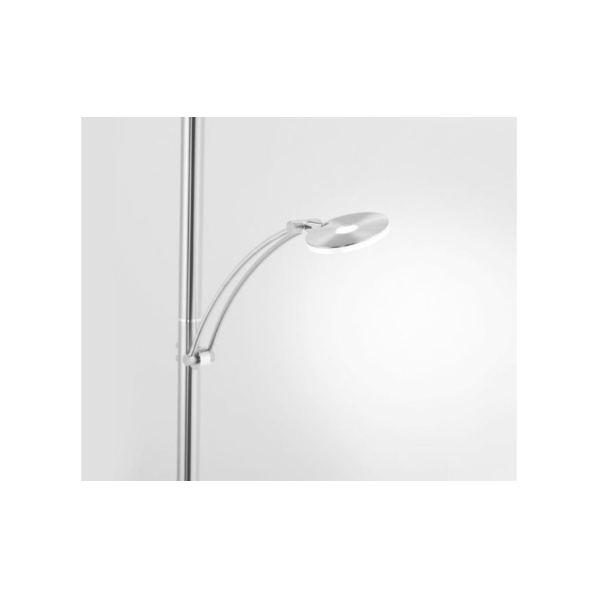 Paul Neuhaus 680-55 - Lampada da terra LED dimmerabile MARTIN LED/36,5W/230V + LED/5,7W