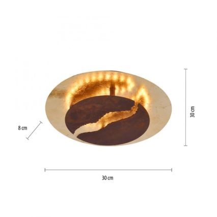 Paul Neuhaus 6982-48 - Plafoniera LED dimmerabile NEVIS LED/26W/230V