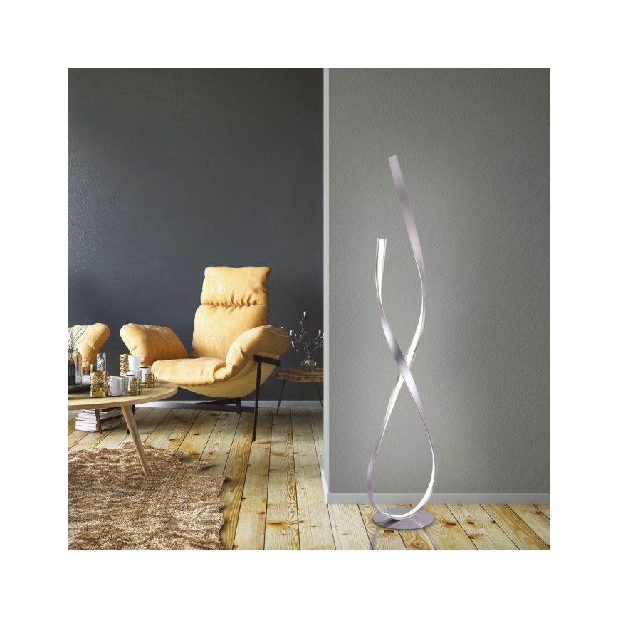 Paul Neuhaus 720-55 - Lampada da terra dimmerabile a LED LINDA LED/27W/230V cromo lucido