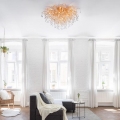 Paul Neuhaus 8092-11 - Lampadario a plafone ICICLE 14xG9/40W/230V diametro 100 cm ottone