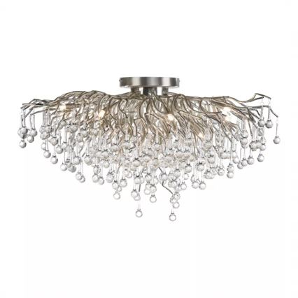 Paul Neuhaus 8092-55 - Lampadario a plafone ICICLE 14xG9/40W/230V diam. 100 cm cromo lucido