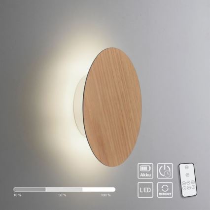 Paul Neuhaus 8152-79 - Applique a LED dimmerabile PUNTUA LED/1W/3,7V 2200 mAh + telecomando