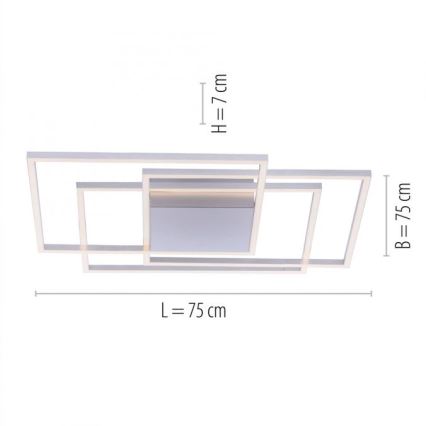 Paul Neuhaus 8256-55 - plafoniera LED dimmerabile INIGO 3xLED/16W/230V