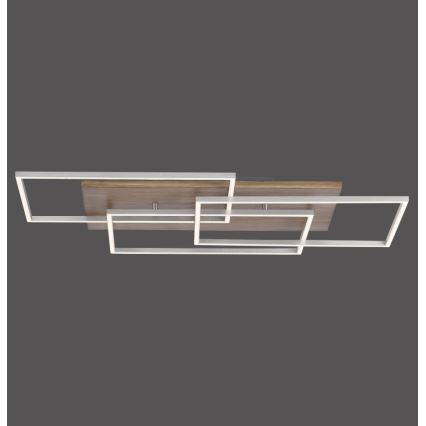 Paul Neuhaus 8330-79 - Lampadario a plafone LED dimmerabile PALMA 3xLED/12W/230V pino + telecomando