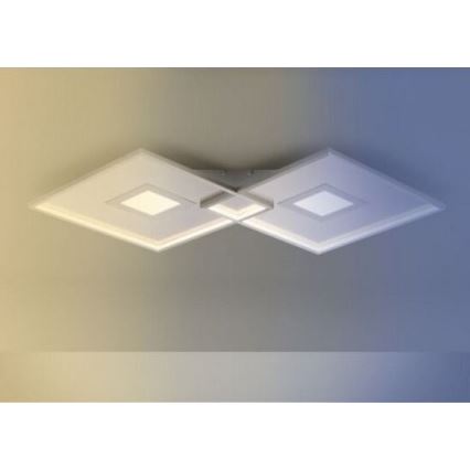 Paul Neuhaus 8378-55 - Plafoniera LED dimmerabile AMARA LED/45W/230V cromo lucido + telecomando