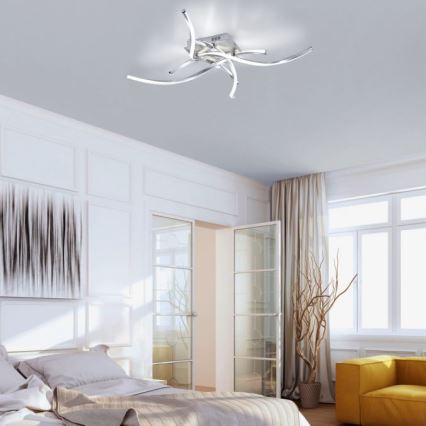 Paul Neuhaus 9144-55 - Lampadario a LED dimmerabile da superficie POLINA LED/27W/230V